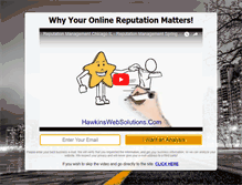 Tablet Screenshot of hawkinswebsolutions.com